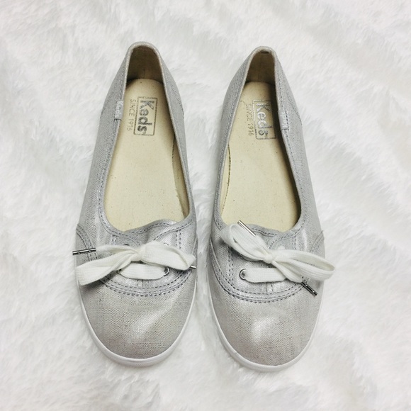 keds metallic linen